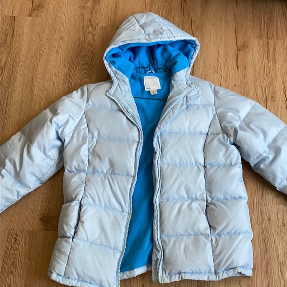 baby blue winter coat